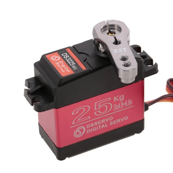 DS3225 25KG Metal Gear High Torque Waterproof Digital DS3225MG  HSP Helicopter Airplane Gear for RC FPV Airplane Module